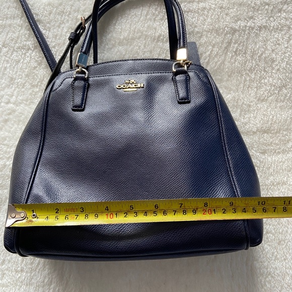❤️SOLD❤️ Coach cross-grained handbag/ crossbody EUC - Picture 9 of 9